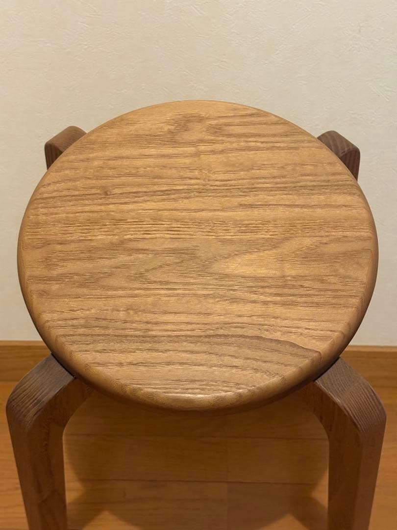 木製 スツール スタッキング 2脚セット ハンドメイド