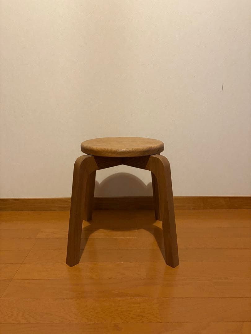 木製 スツール スタッキング 2脚セット ハンドメイド