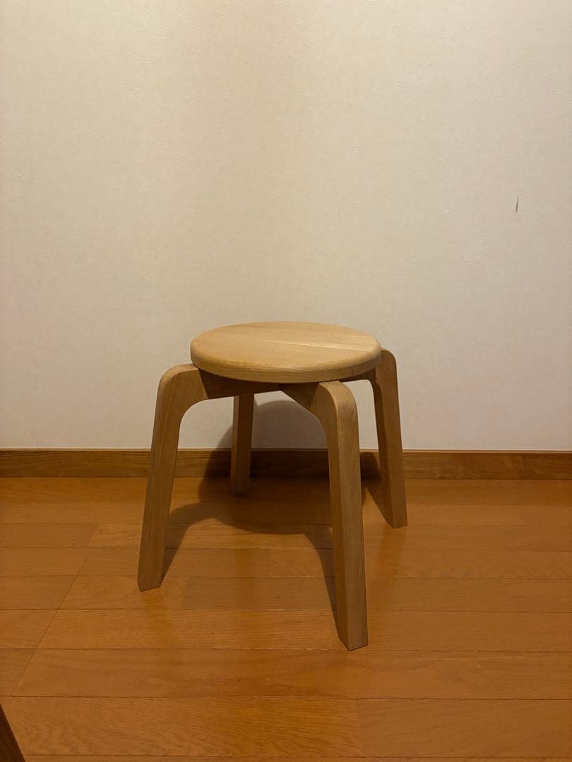 木製 スツール スタッキング 2脚セット ハンドメイド