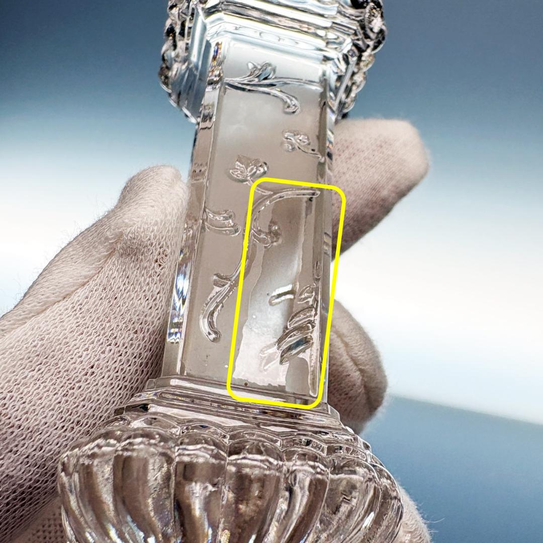 訳あり オールド バカラ ルネッサンス ナイフレスト 2個 ペア セット レア