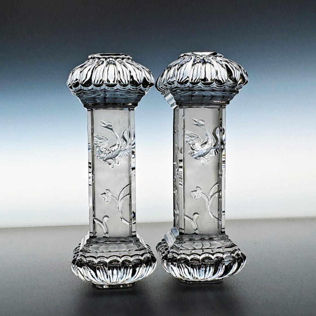 訳あり オールド バカラ ルネッサンス ナイフレスト 2個 ペア セット レア