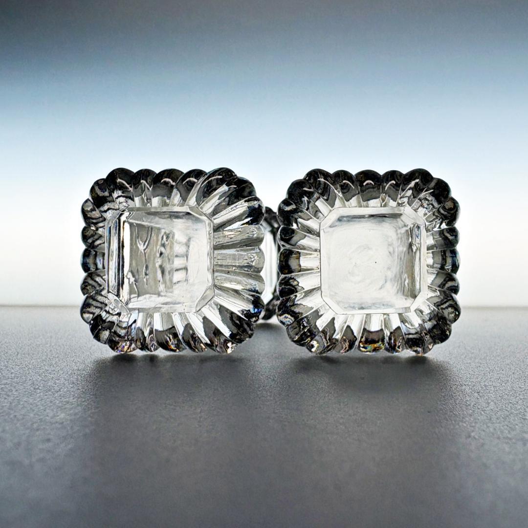 訳あり オールド バカラ ルネッサンス ナイフレスト 2個 ペア セット レア