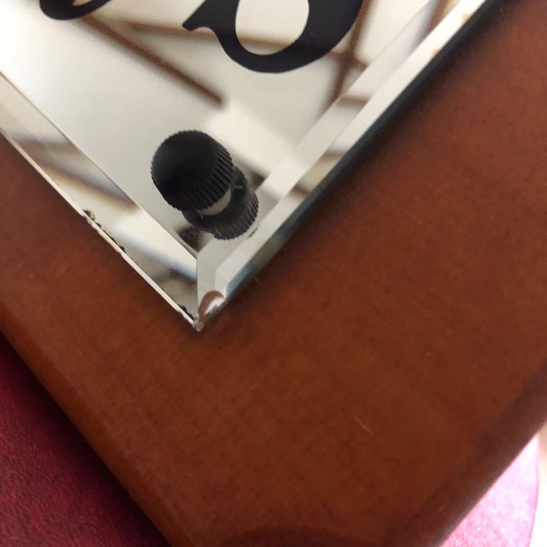 非売品 バーバリー ミラー 鏡 壁掛け パブミラー