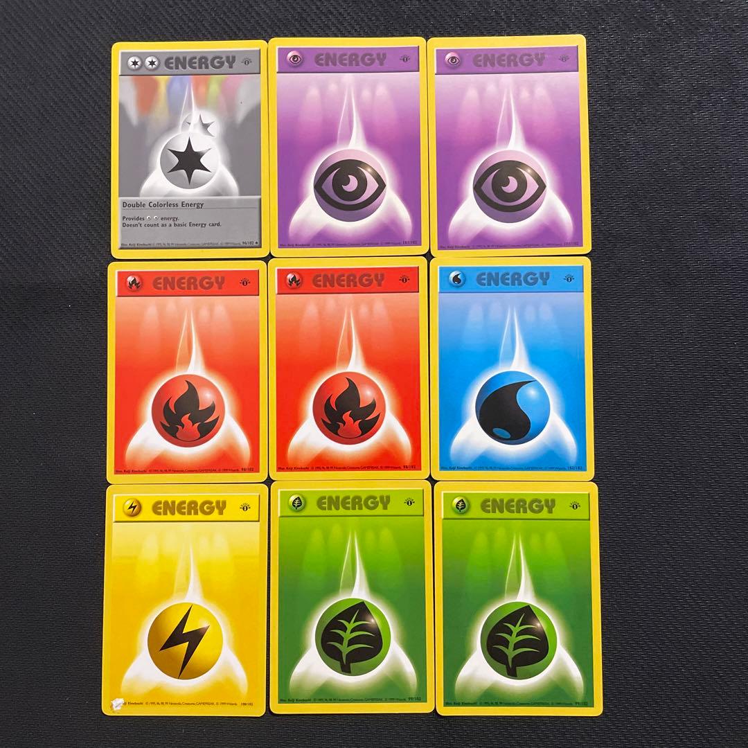 エネルギーカード6種 英語版 ポケモンカード1st edition 1ed - メルカリ