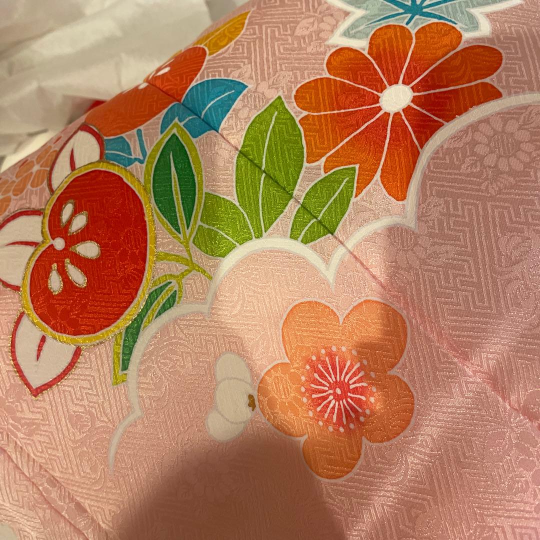 七五三 千總 新品 フルセット 和装セット ピンク 花柄