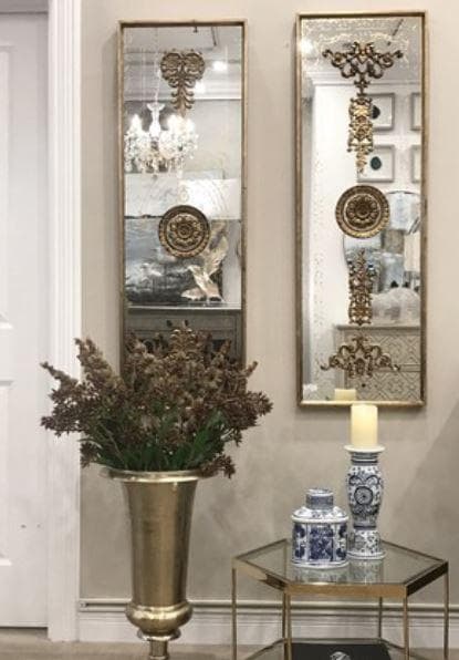 ミラー デコレーション クラシック 壁飾り アンティーク 85374WD