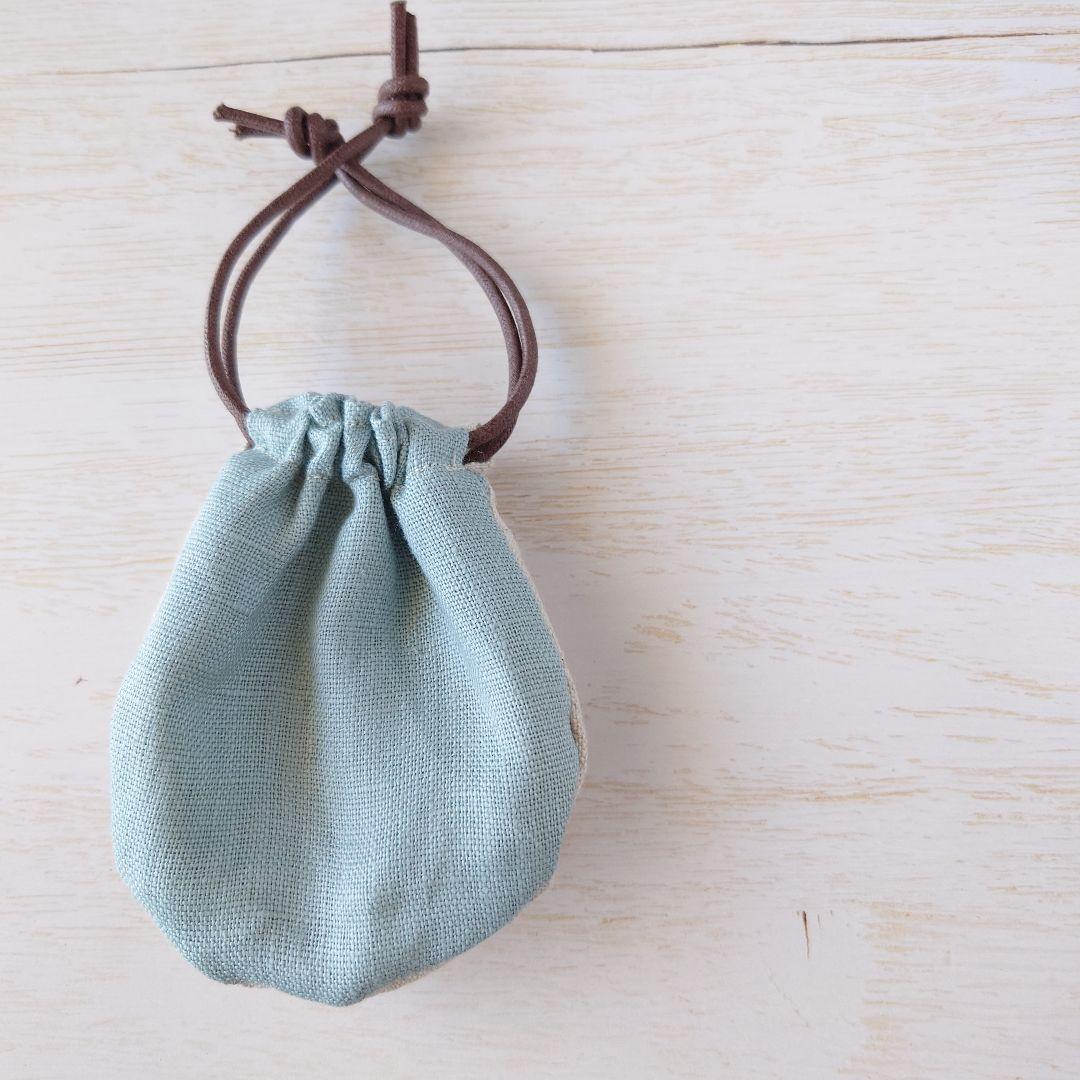 ちっちゃな巾着サシェ/詰替タイプ【うさこと綿毛】