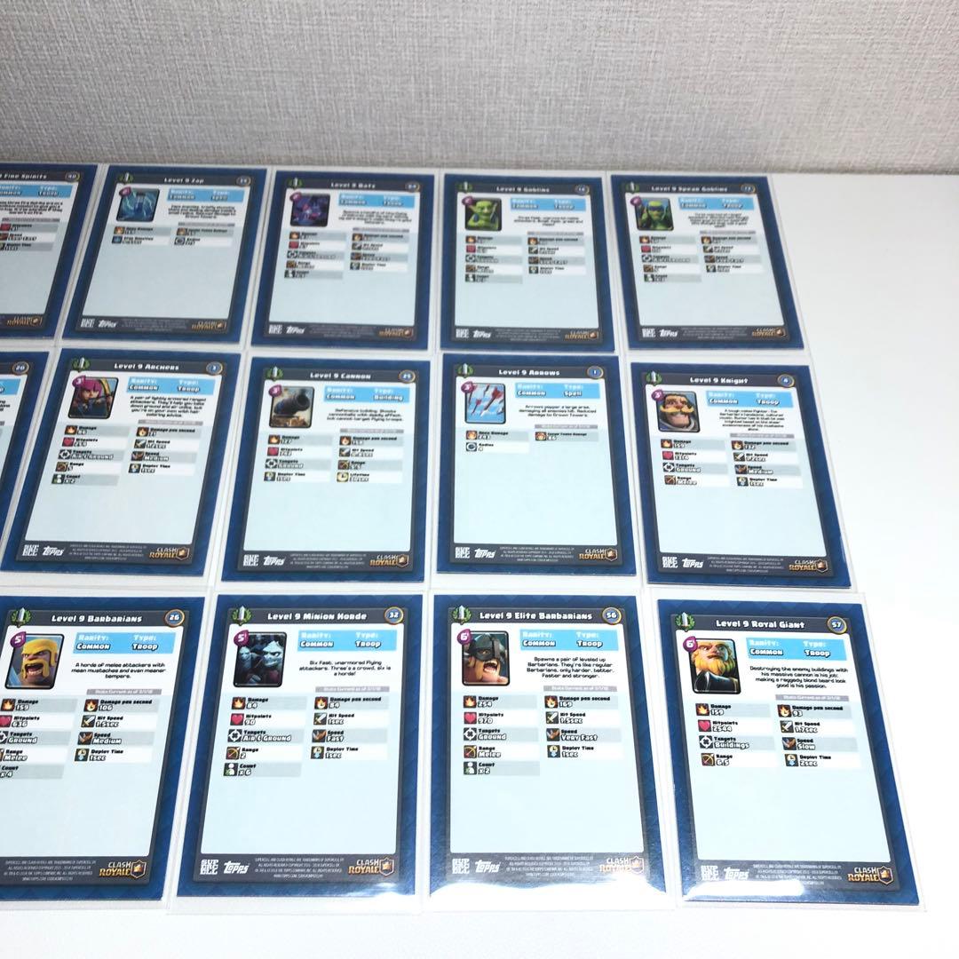 希少品 クラッシュロワイヤル 公式トレカパック ノーマル 21種コンプ