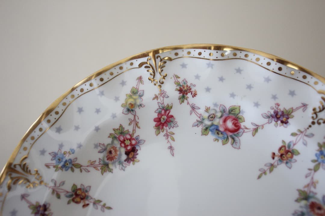 ロイヤルクラウンダービー　ロイヤルアントワネット　２０cmプレート　ペア