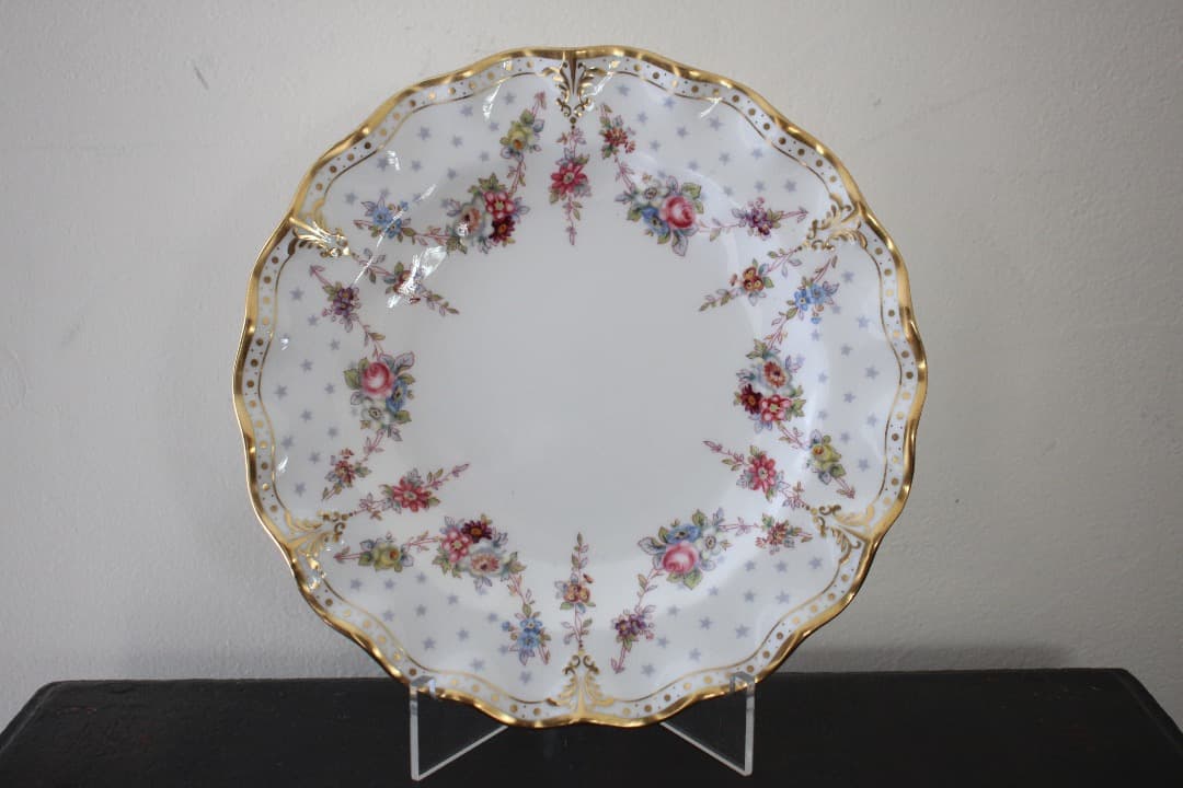 ロイヤルクラウンダービー　ロイヤルアントワネット　２０cmプレート　ペア