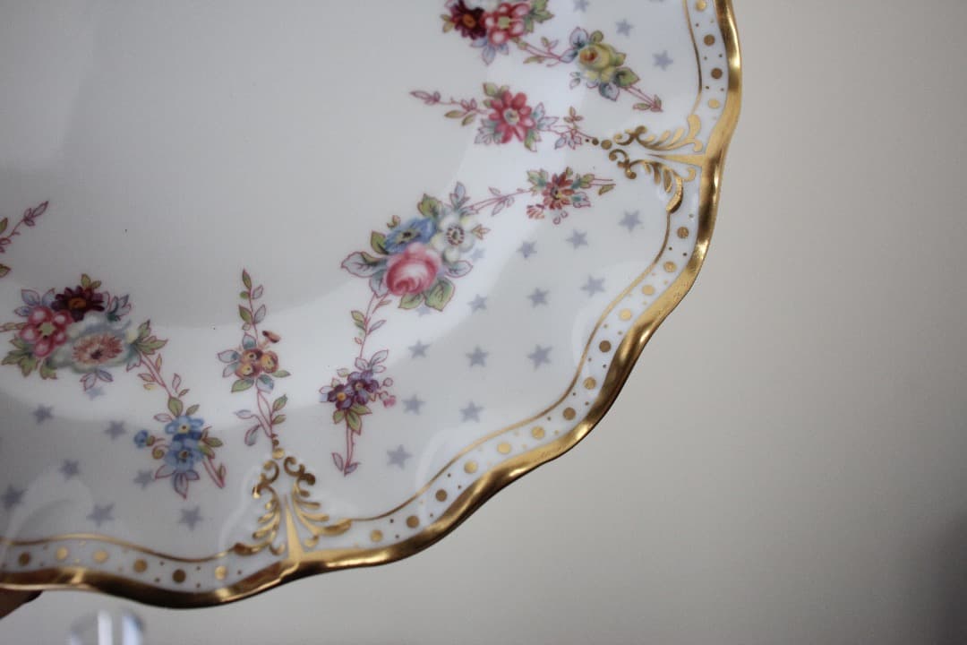 ロイヤルクラウンダービー　ロイヤルアントワネット　２０cmプレート　ペア