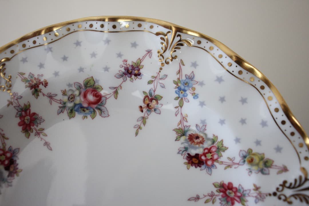 ロイヤルクラウンダービー　ロイヤルアントワネット　２０cmプレート　ペア