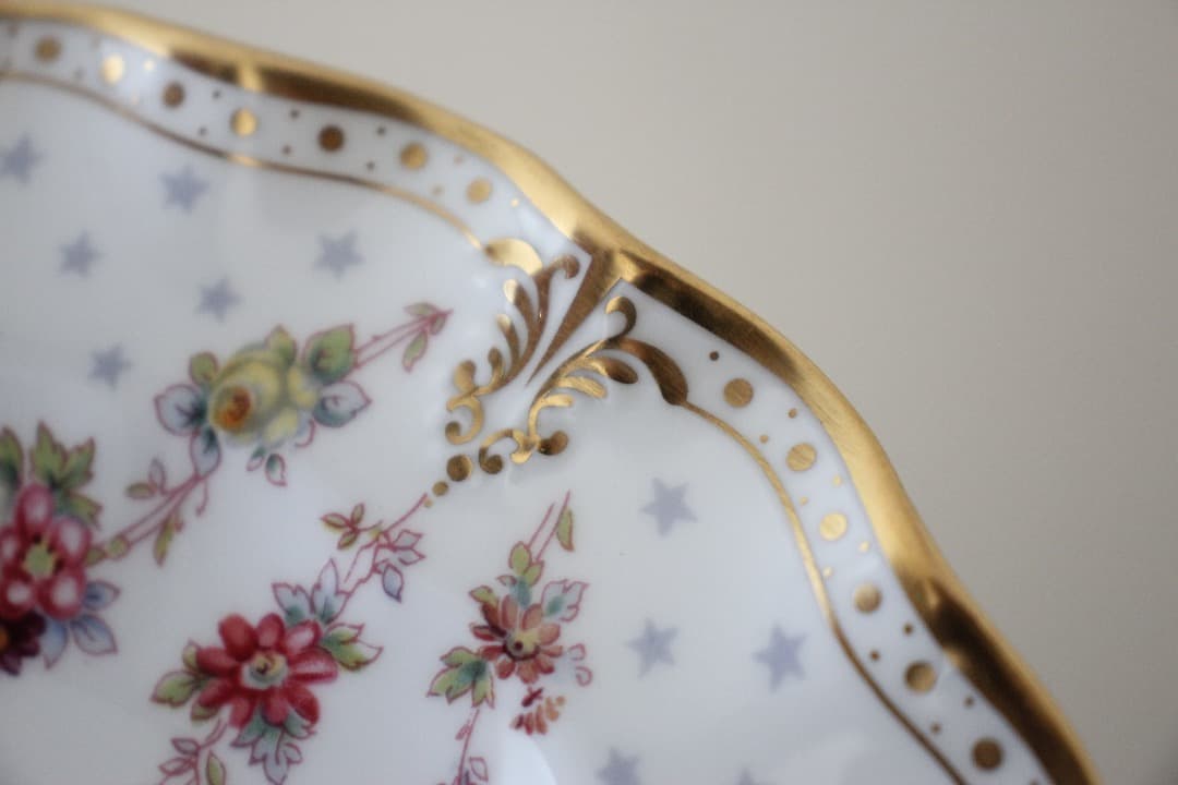 ロイヤルクラウンダービー　ロイヤルアントワネット　２０cmプレート　ペア