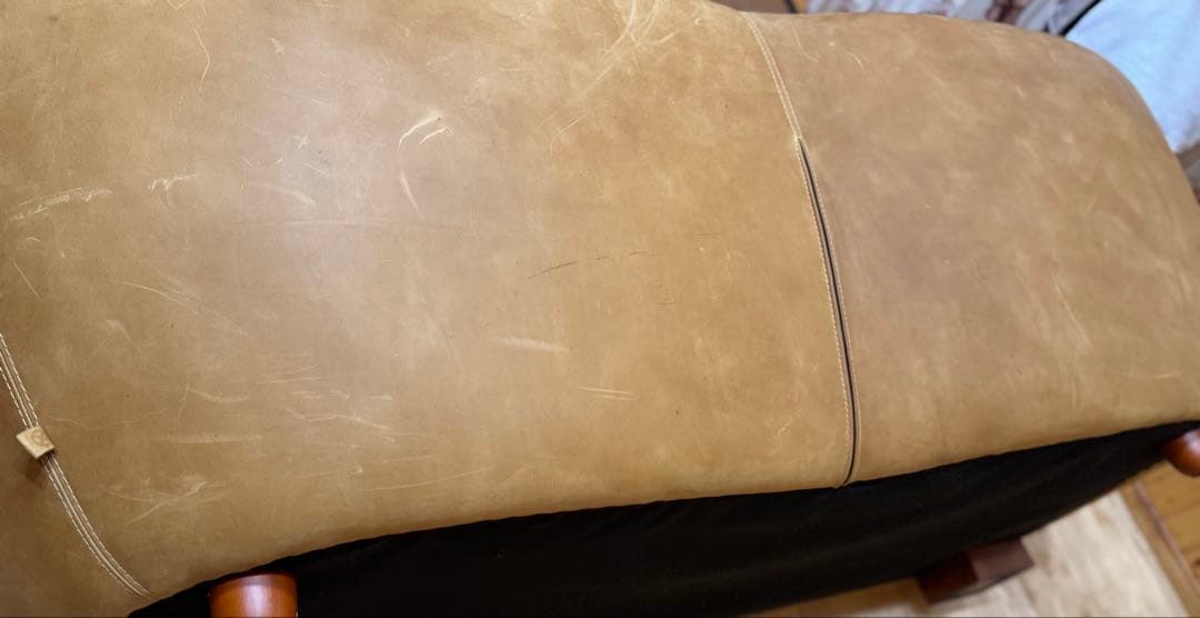 本革クラッシュゲートオピアム3人がけソファー