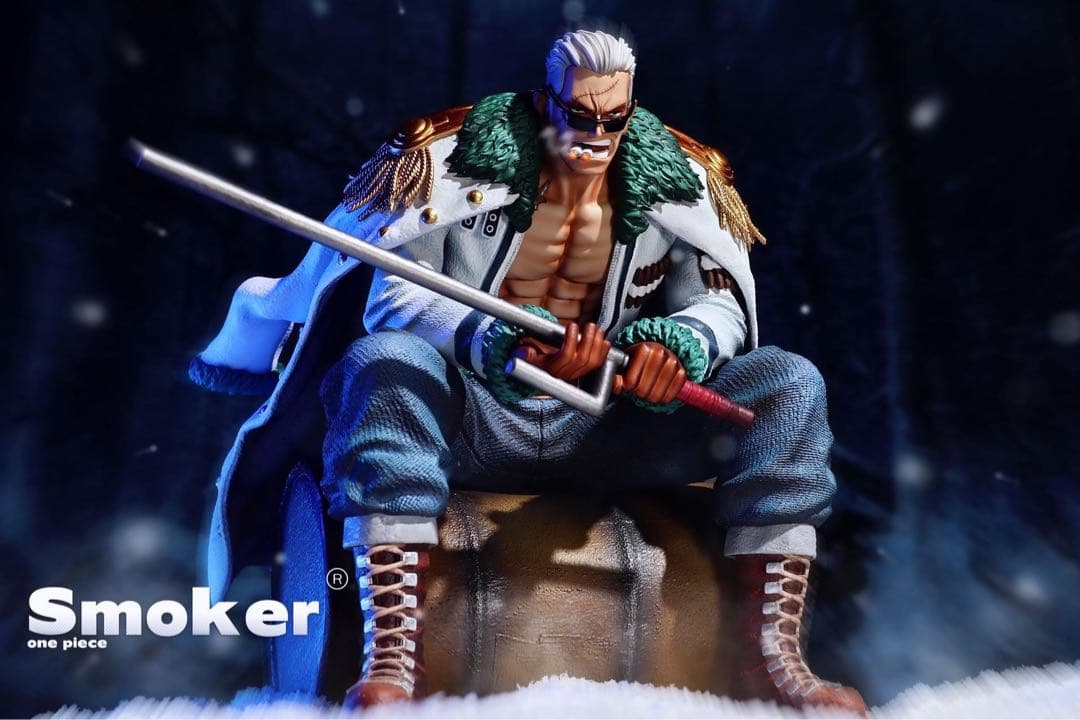 ワンピース 2年後 海軍スモーカー ガレージキッド フィギュア 塗装済み