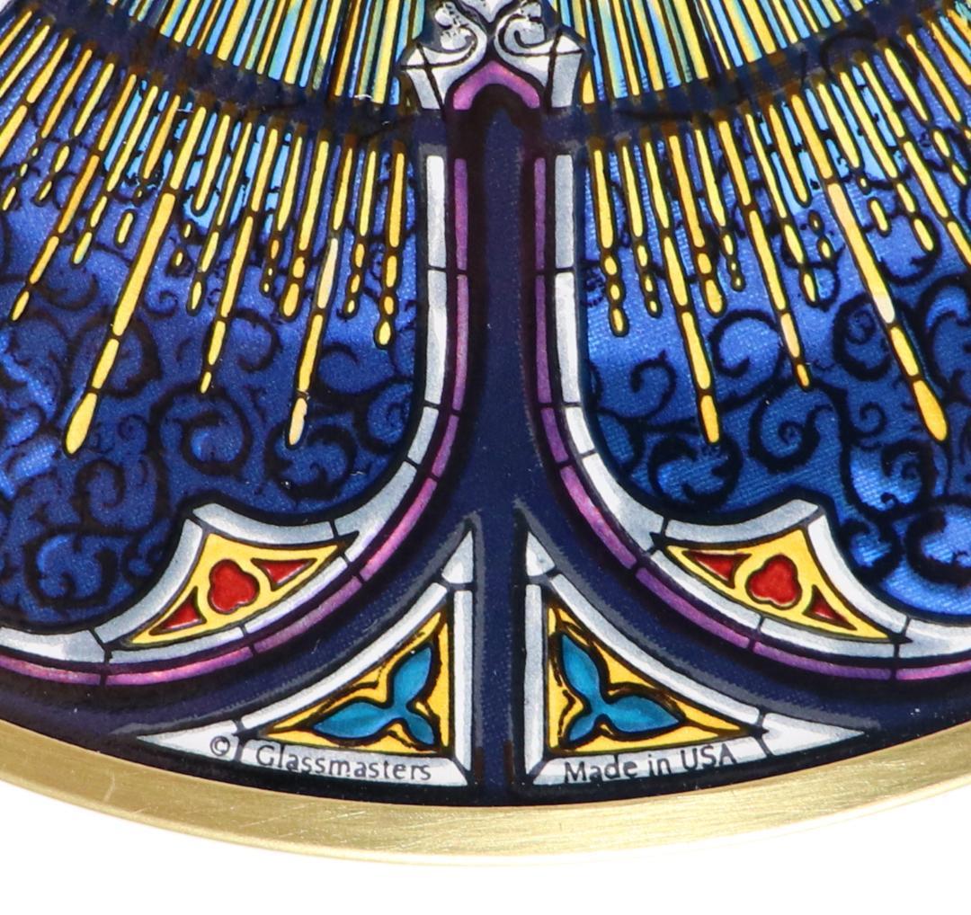 ルイスティファニー ヴィンテージ ステンドグラス 精霊 教会 アメリカ 平和の鳩