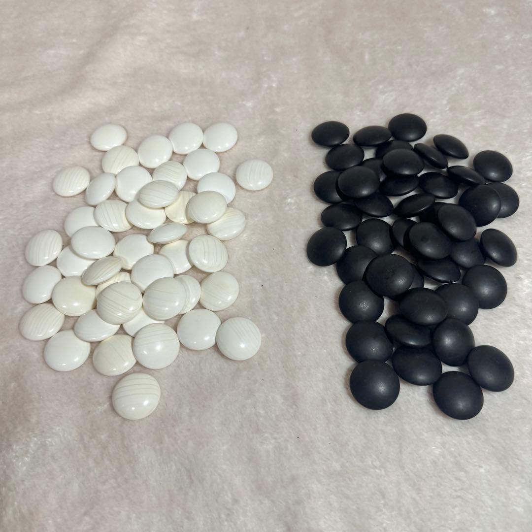 ✦蛤碁石 那智黒 33号〜34号 日向特製 メキシコ産 碁笥✦