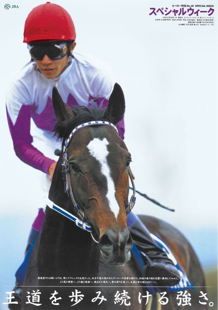 ヒーロー列伝 スペシャルウィーク ポスター B1サイズ - メルカリ