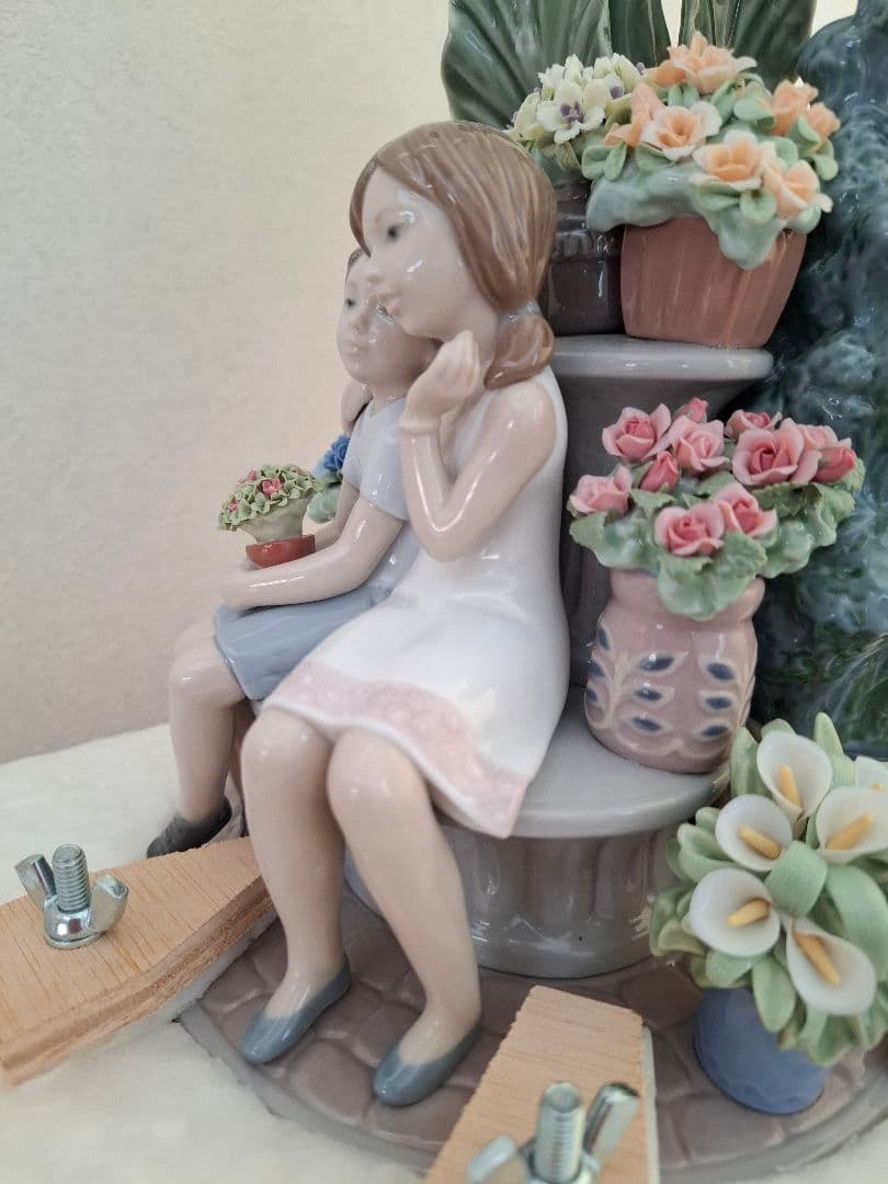 リヤドロ/lladro 　お気に入りのベンチで