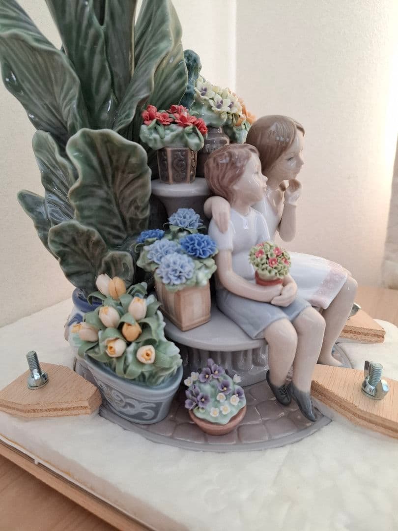 リヤドロ/lladro 　お気に入りのベンチで