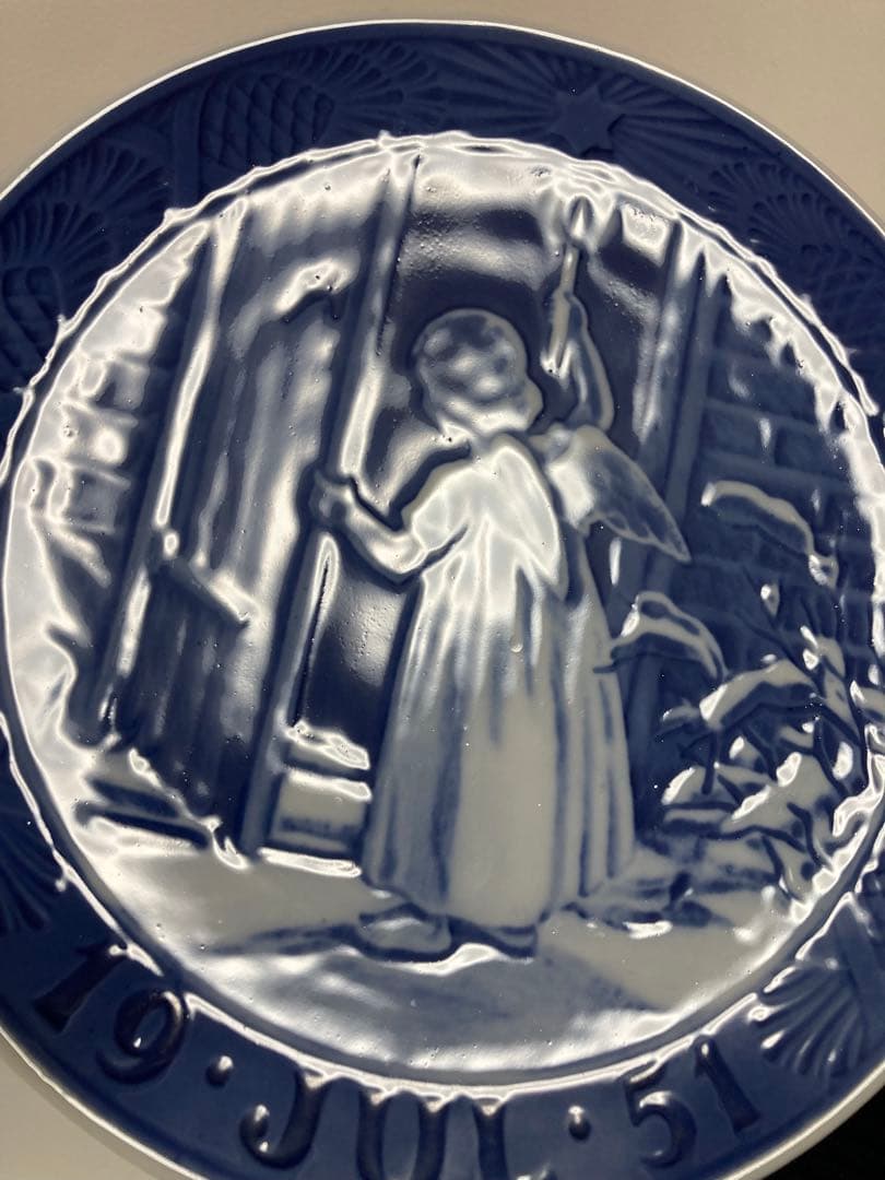 希少】ロイヤルコペンハーゲン 1951年度 イヤープレート クリスマスの