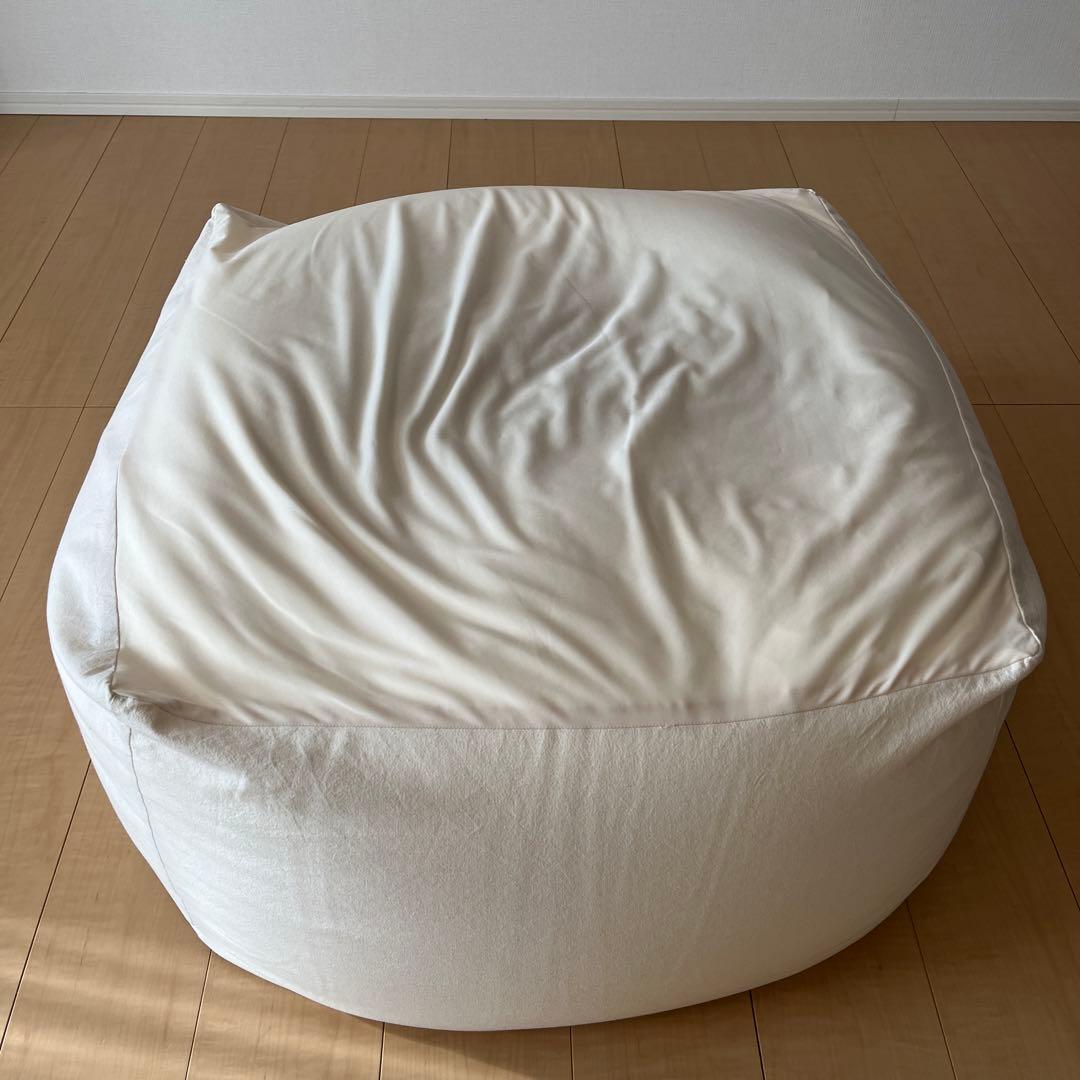 無印良品　体にフィットするソファ　カバー付き 本体幅６５×奥行６５×高さ４３ｃｍ