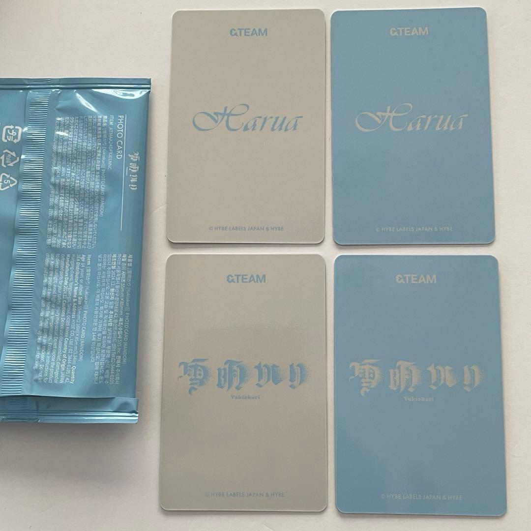 &TEAM ハルア popup 雪あかり ポップアップ トレカ ラントレ コンプ