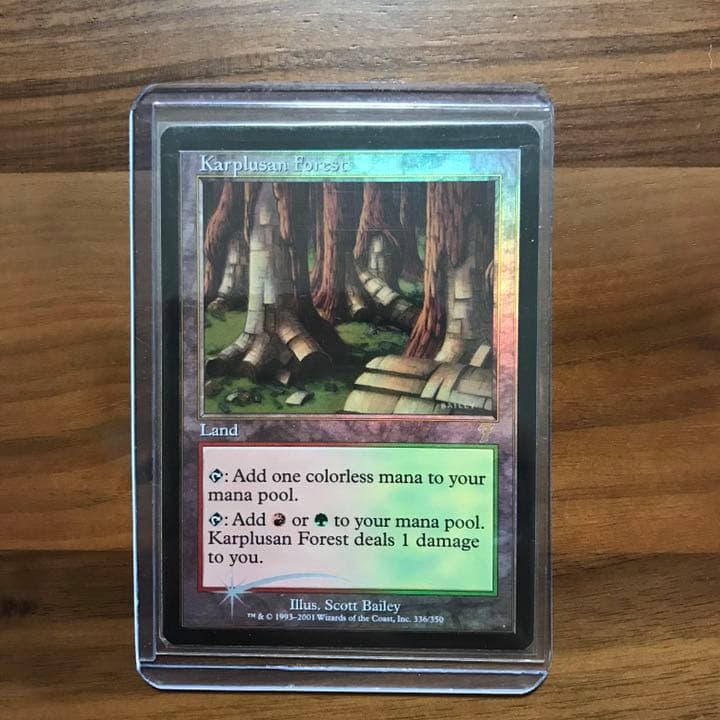 Foil】カープルーザンの森 英語 7th MTG