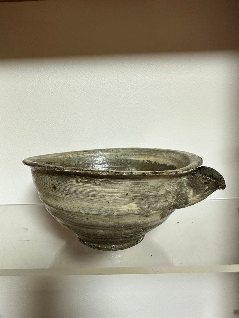 尾形アツシ 縁刷毛目 酒器 片口 ぐい呑み