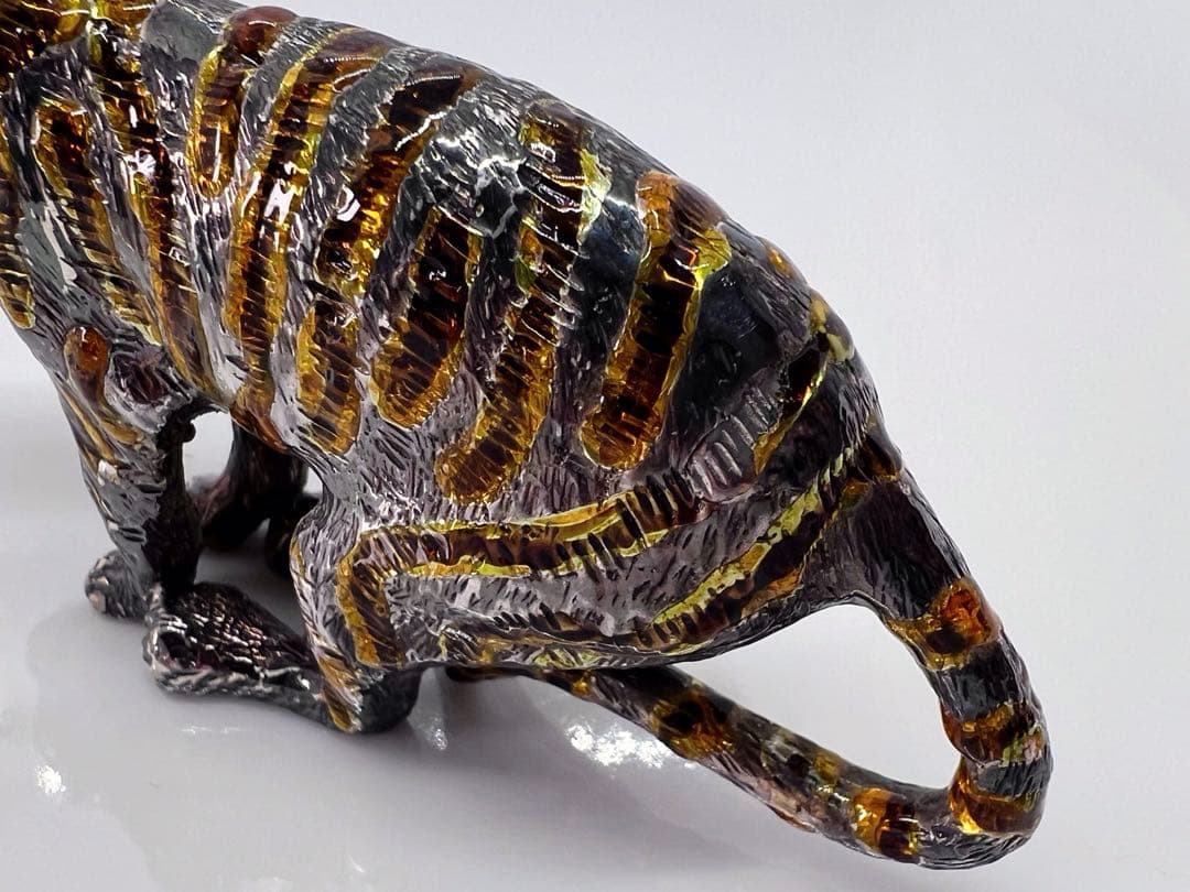 ティファニー置物トラタイガーインテリア