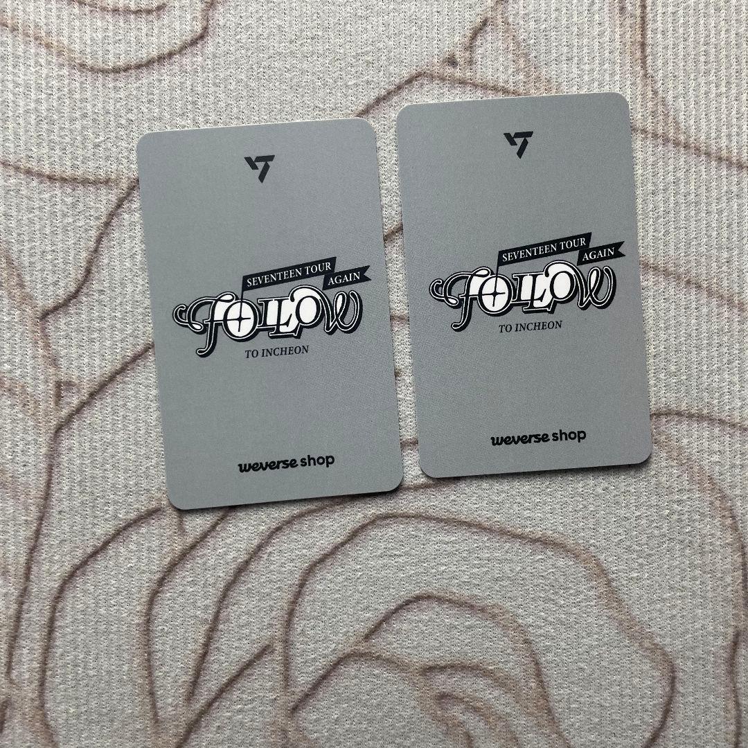 SEVENTEEN 仁川 会場限定 FOLLOW AGAIN セブチトレカ2枚 - メルカリ
