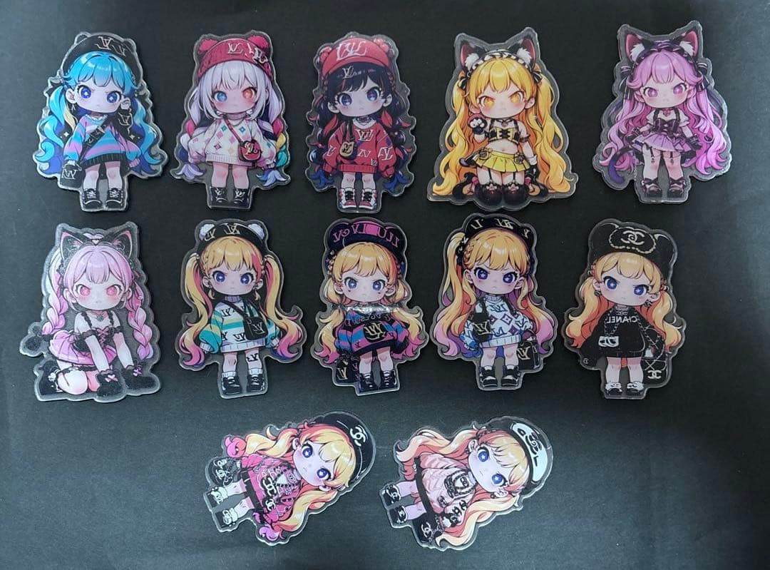 8センチ アクリルセット 137枚