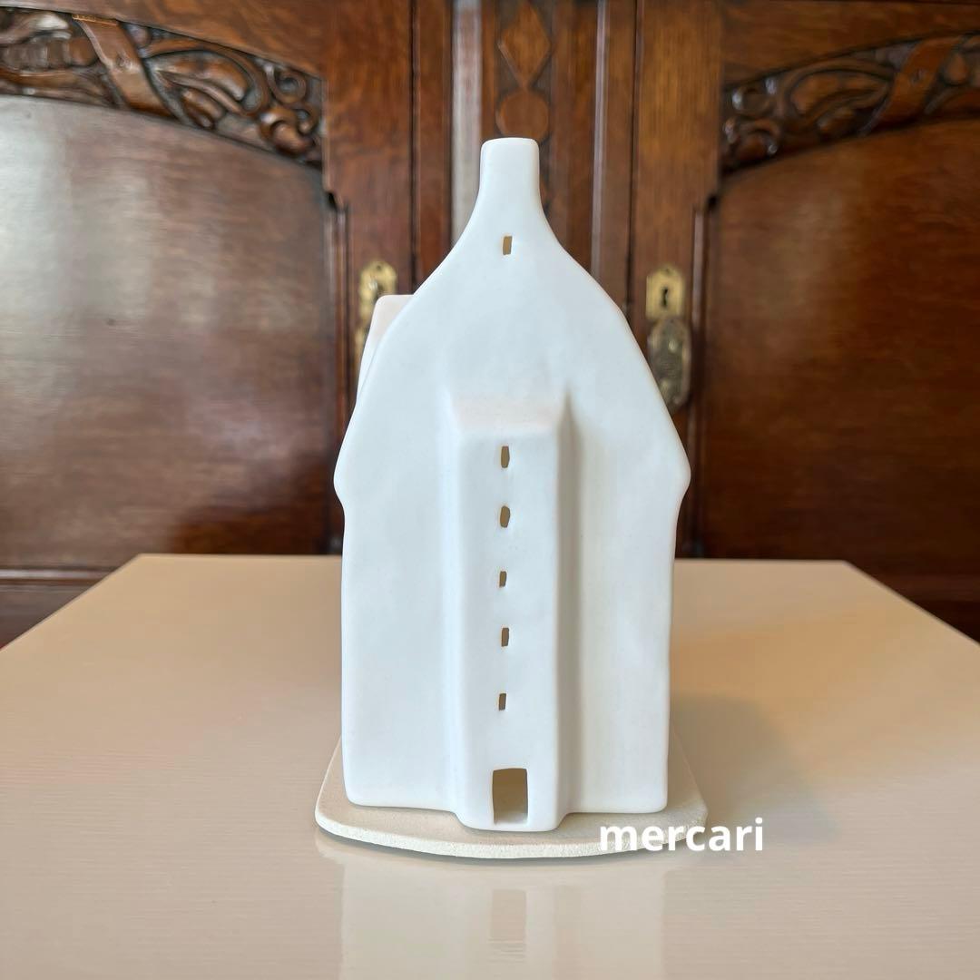 アトリエルンド　スモーヒュース　ハウス型キャンドルホルダー　出窓のある家