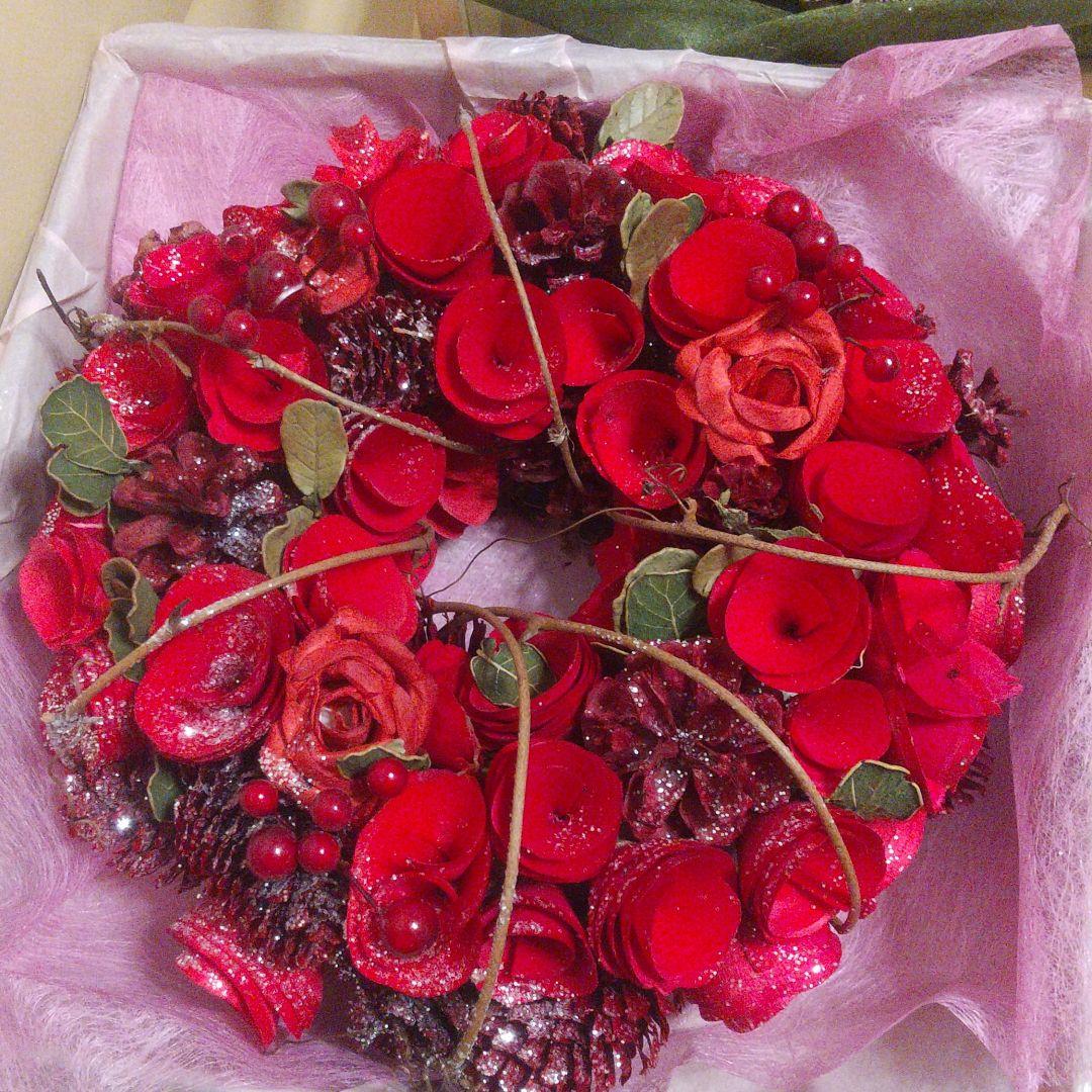 アラナイ フラワーリース3点セット 高島屋、日比谷花壇等で購入、美品♪