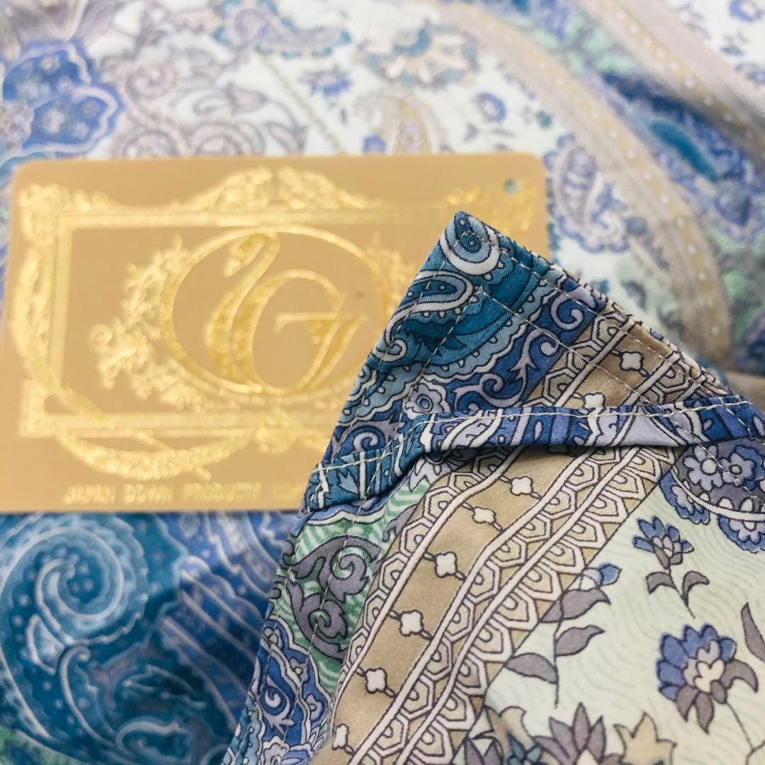 羽毛布団 セミダブル ポーランド産ホワイトマザーグース 日本製sk6492ブルー