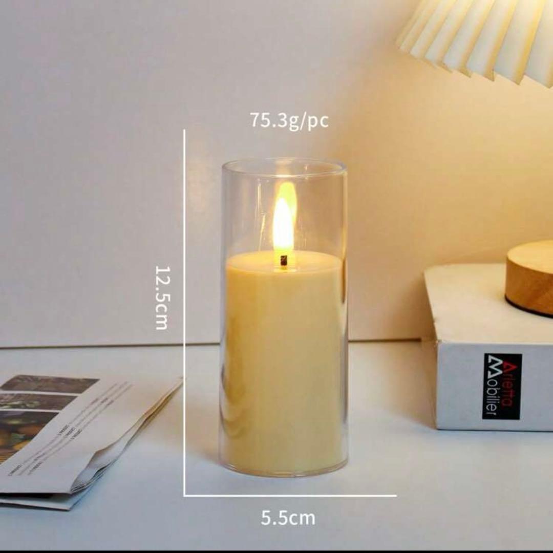 結婚式 LEDキャンドルセット 披露宴 飾り ウェルカムスペース 2点