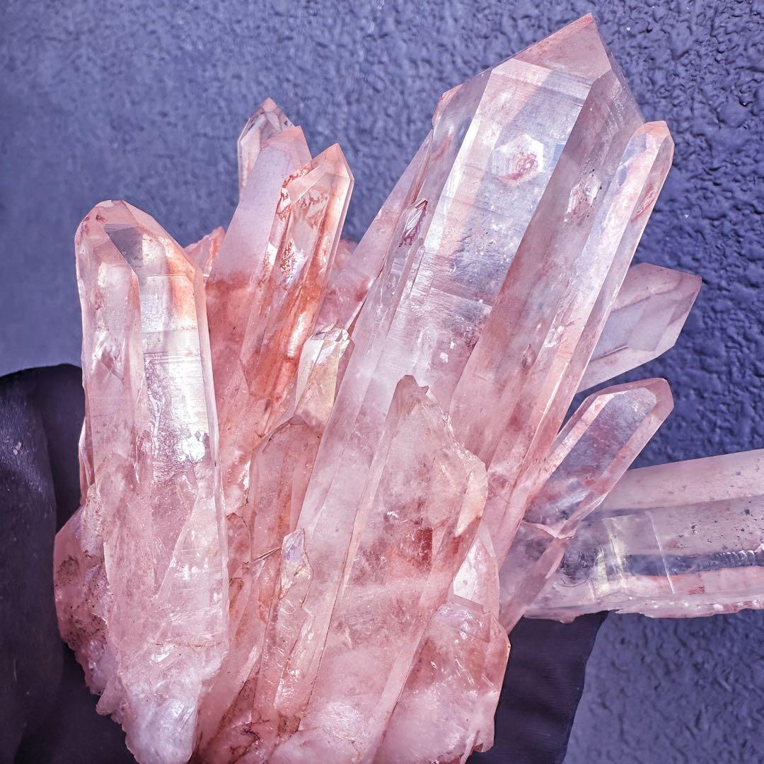 爆レア❗️高透明度❗️超綺麗♡超強いパワー ピンク ヒマラヤ クラスターA1435