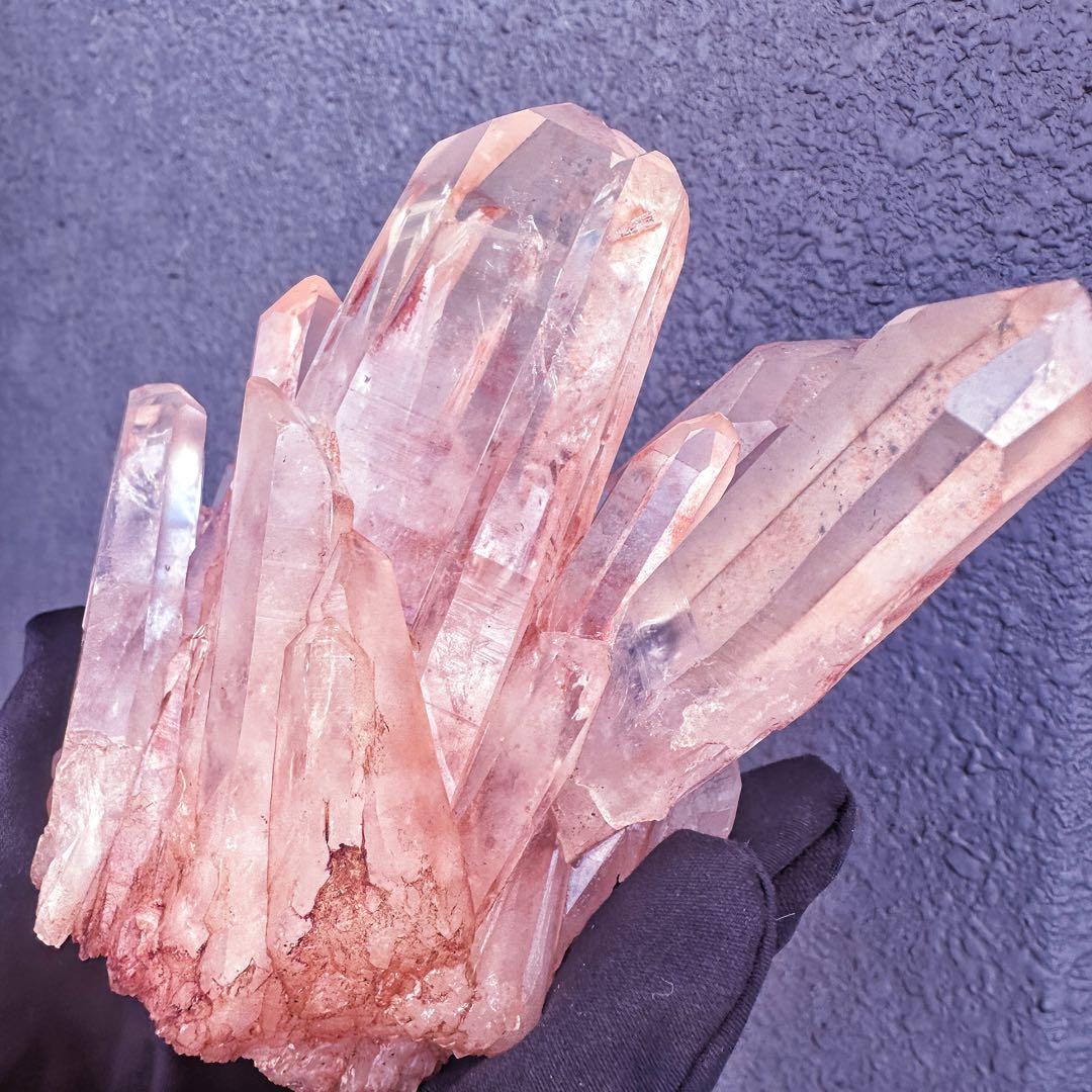 爆レア❗️高透明度❗️超綺麗♡超強いパワー ピンク ヒマラヤ クラスターA1435