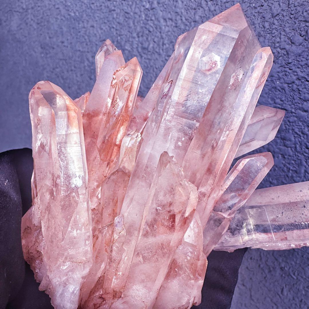 爆レア❗️高透明度❗️超綺麗♡超強いパワー ピンク ヒマラヤ クラスターA1435