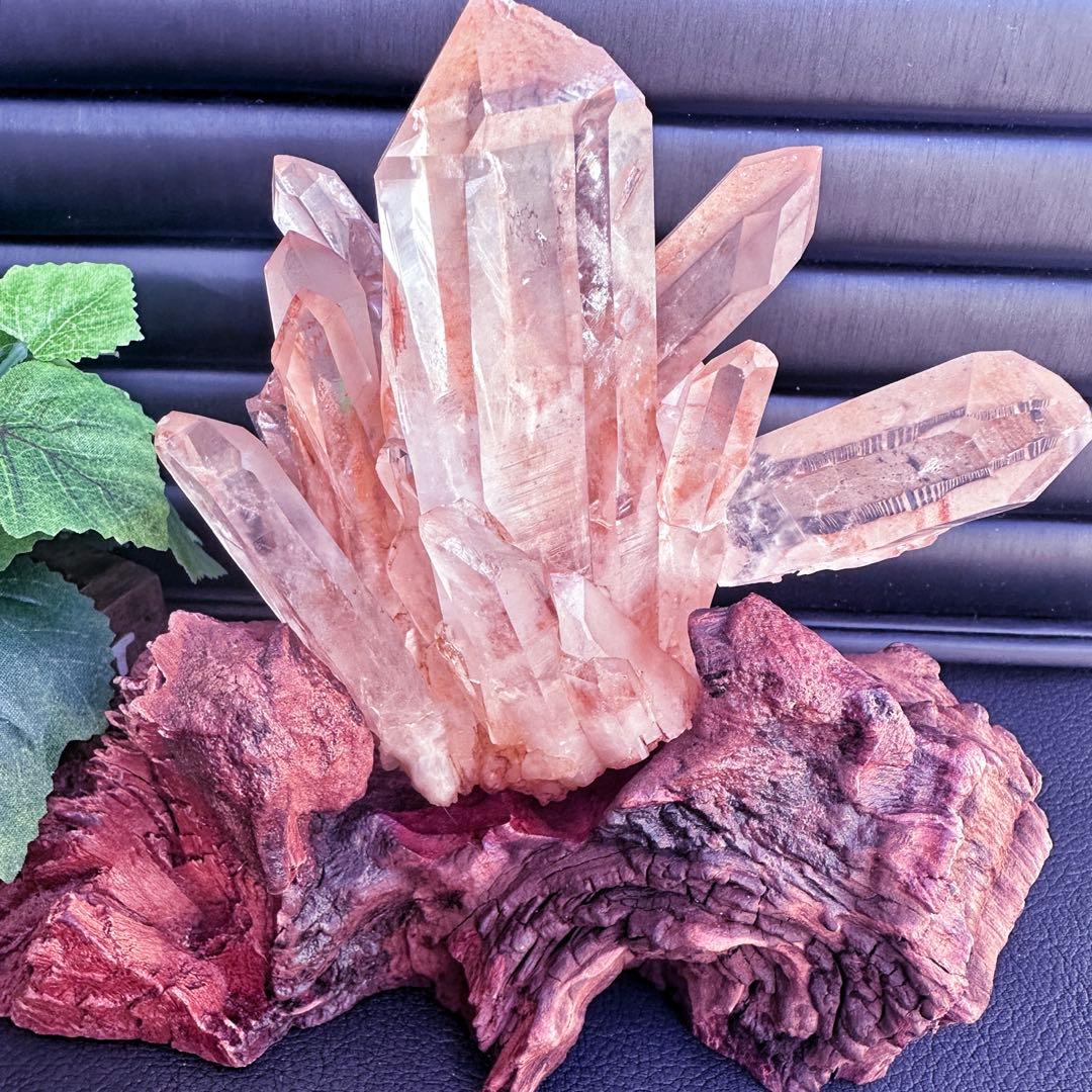 爆レア❗️高透明度❗️超綺麗♡超強いパワー ピンク ヒマラヤ クラスターA1435