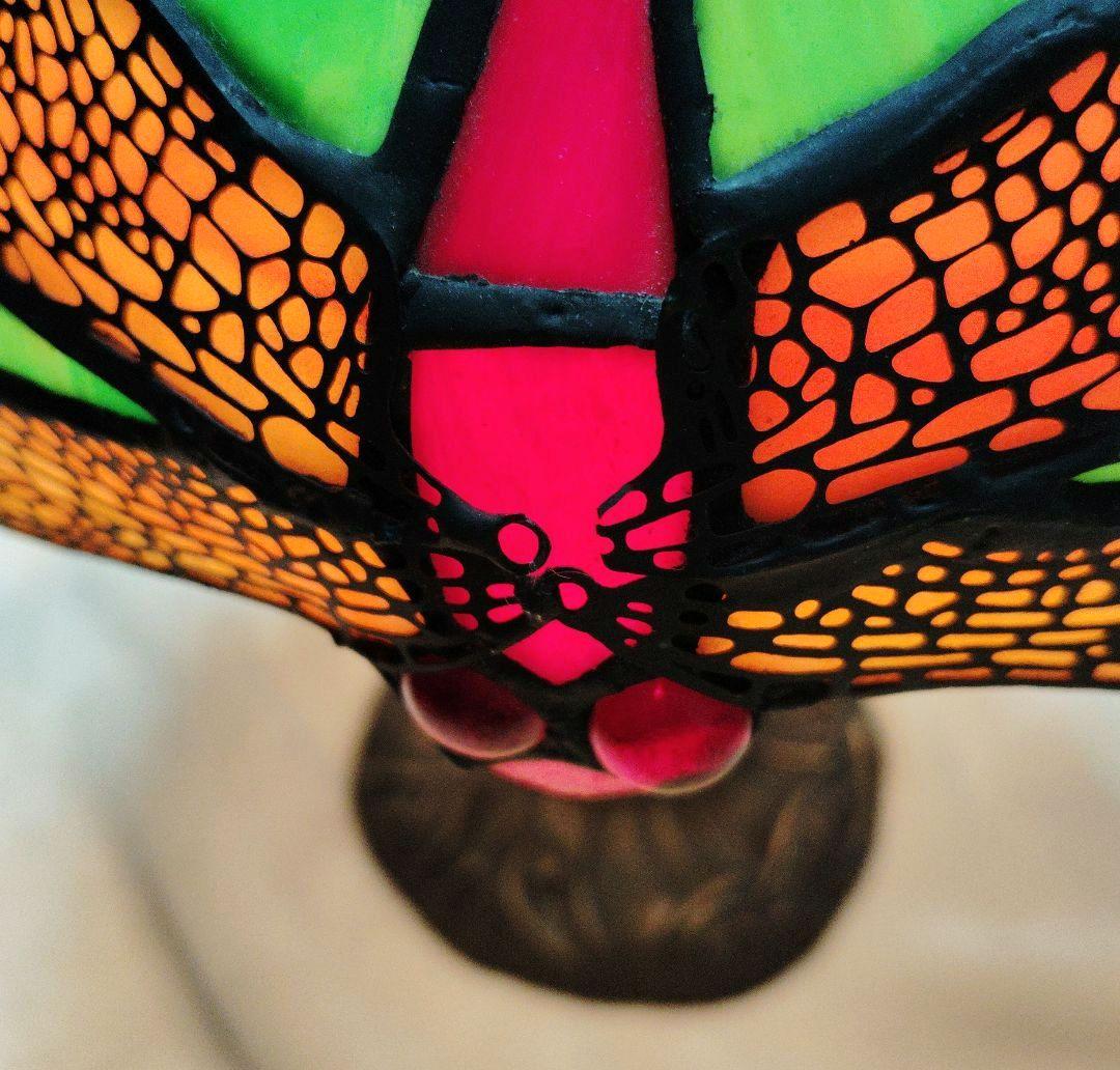ステンドグラス　ランプ　とんぼ