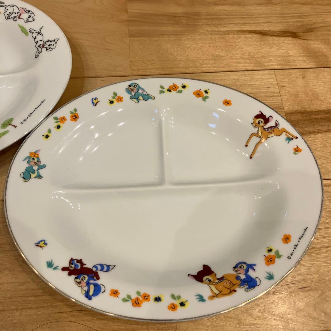 ディズニー バンビ 101匹ワンちゃん 三郷陶器 プレート - メルカリ