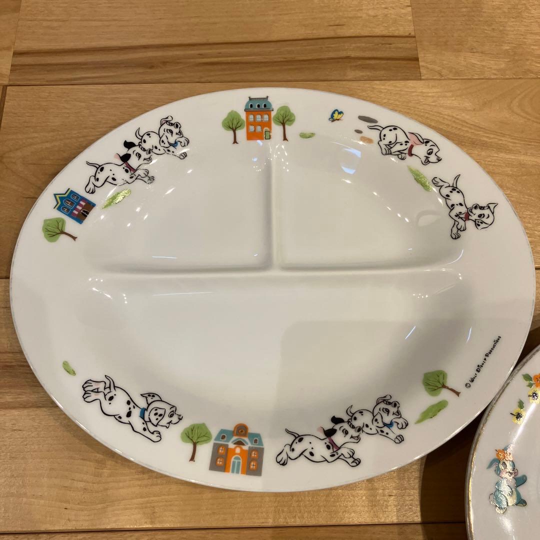 ディズニー バンビ 101匹ワンちゃん 三郷陶器 プレート - メルカリ