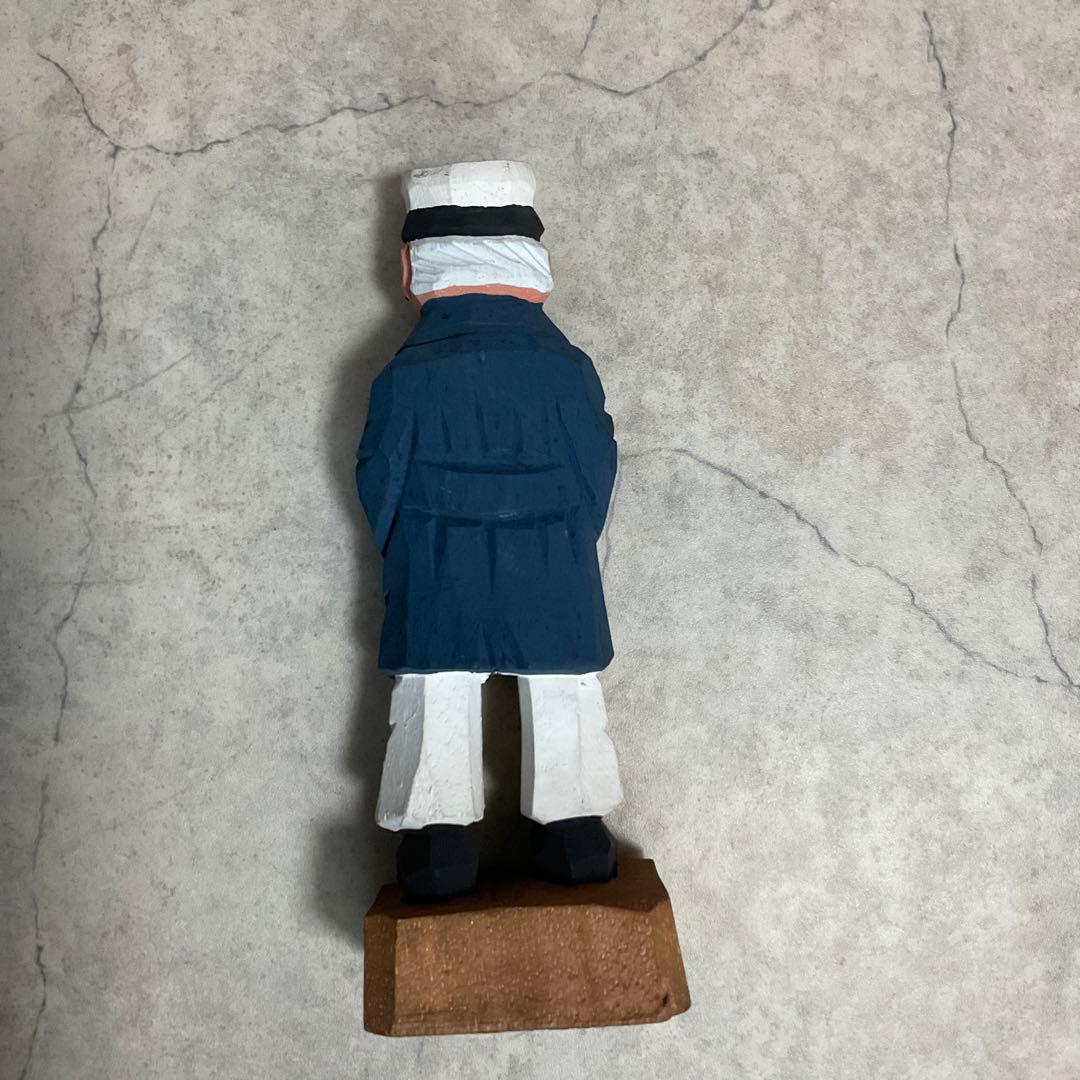 木彫り人形 船長 マドロス人形 マドロス インテリア セーラー 昭和