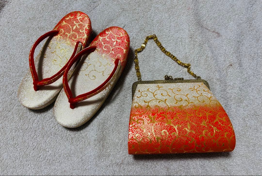 七五三 着物セット 紫と淡い桜色（ピンク）7歳