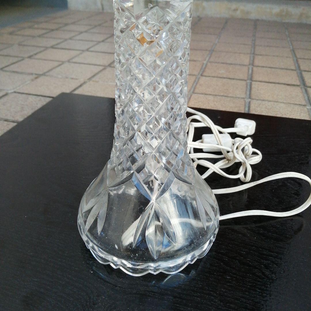 ボヘミアングラス　スタンドライト　34.5cm