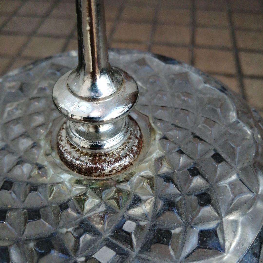 ボヘミアングラス　スタンドライト　34.5cm