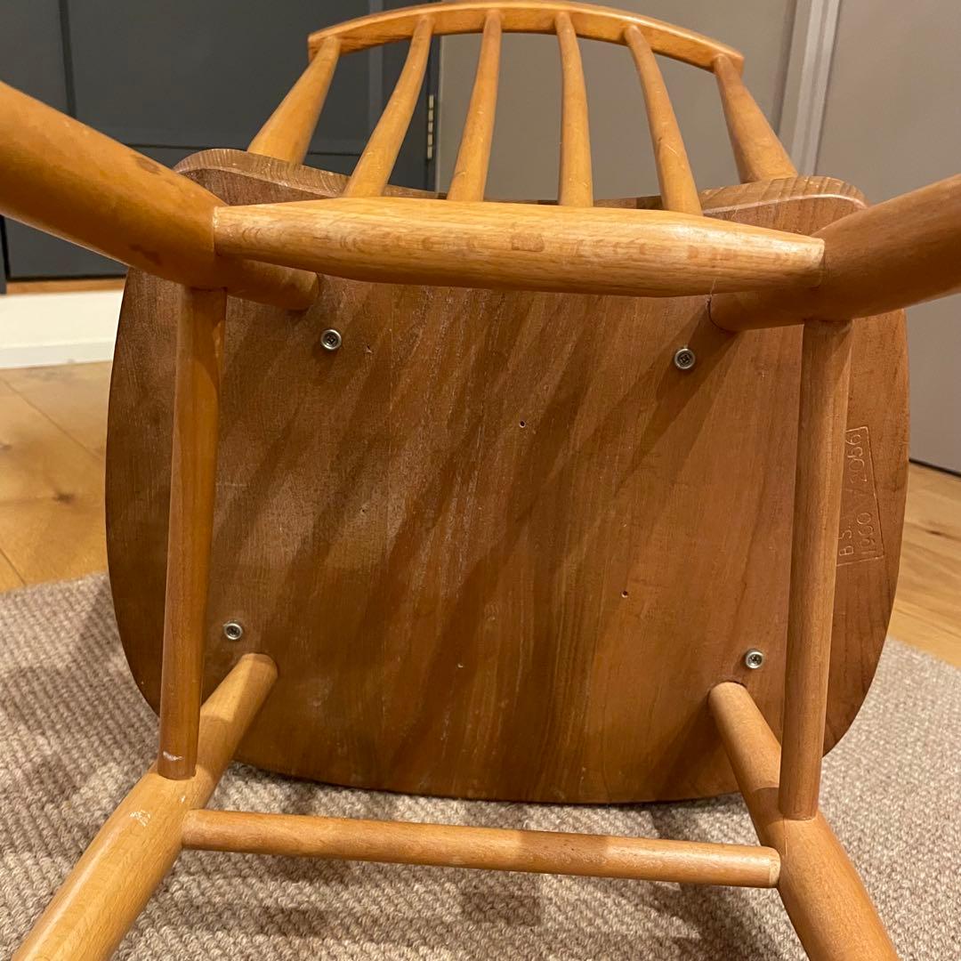 アーコール ERCOL ヴィンテージ スティックバック ハイバックチェア