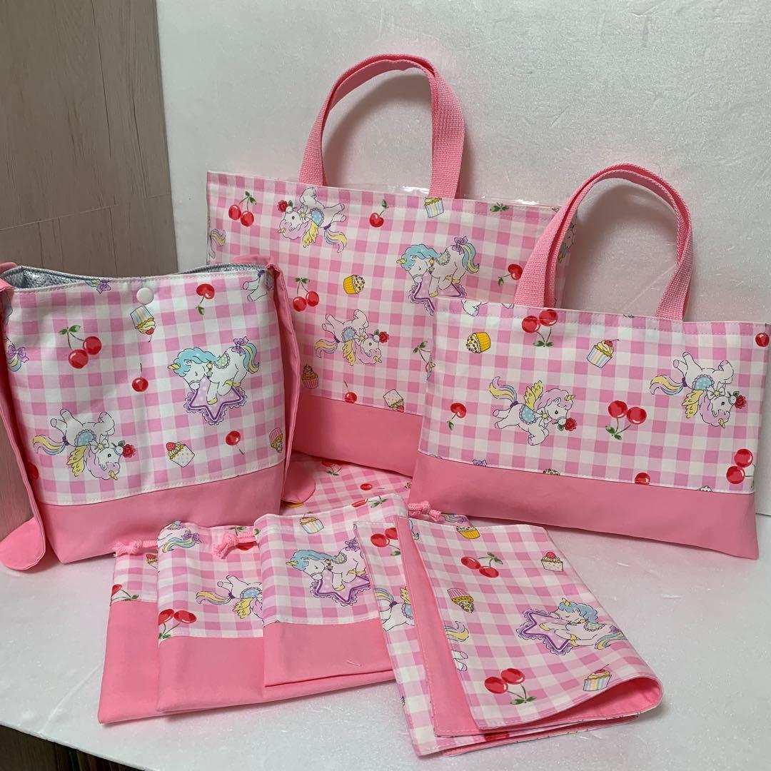 入園入学用品オーダー専用　レッスンバッグ　上履き袋　お弁当袋　巾着等