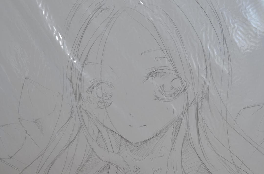 手書きイラスト（直筆）色紙 / 宮居史伎 / 検索：COMIC LO